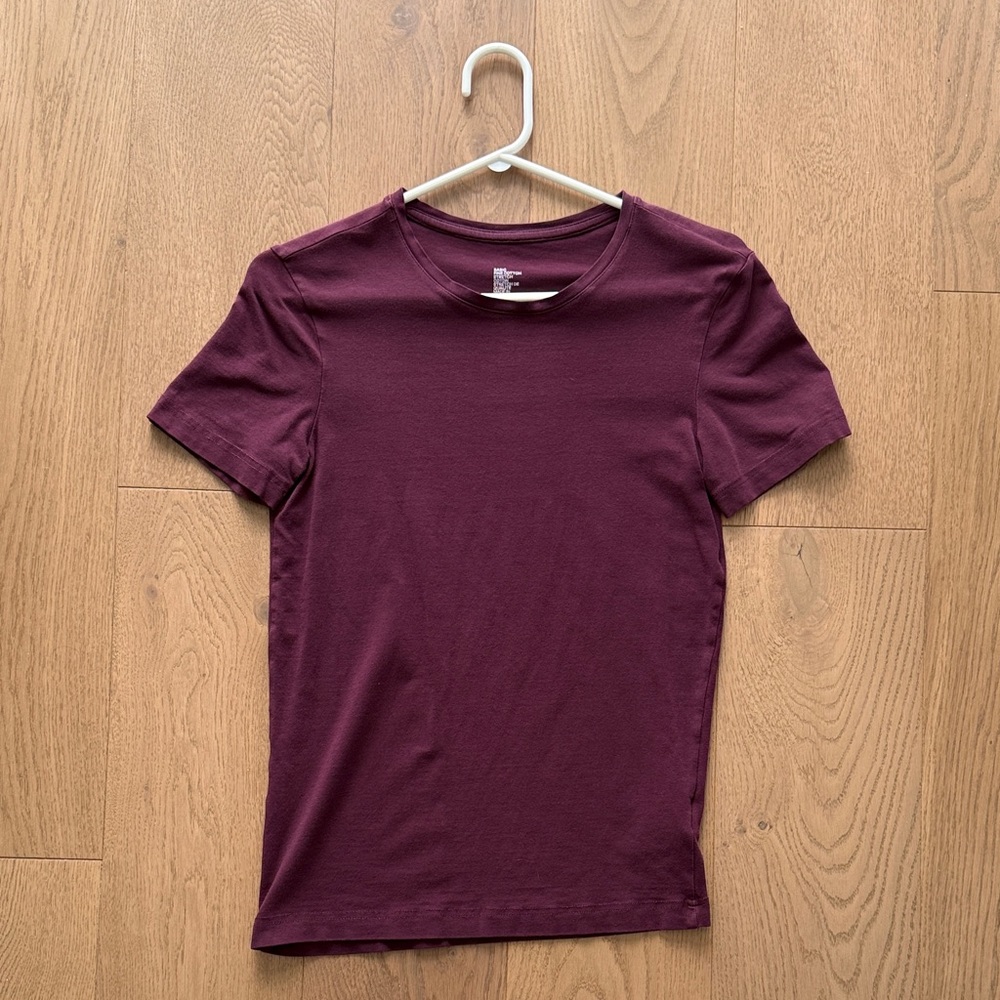 H&M Deep Purple Cotton Tee